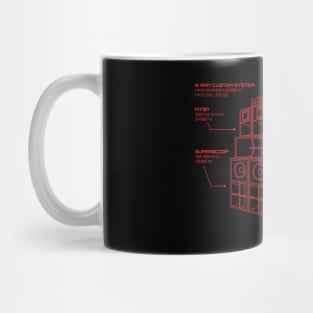 Sound System Diagram Mug